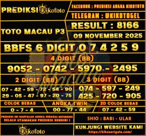 TOTO MACAU P3