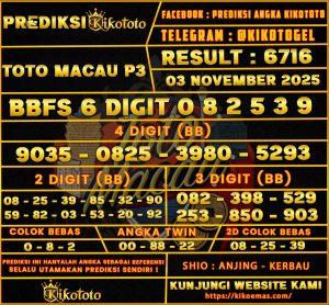 TOTO MACAU P3