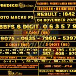 TOTO MACAU P3