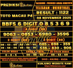 TOTO MACAU P4