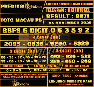 TOTO MACAU P6
