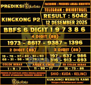 PREDIKSI TOGEL KINGKONG