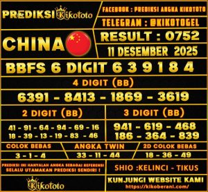 PREDIKSI TOGEL CHINA