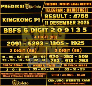 PREDIKSI King Kong P1
