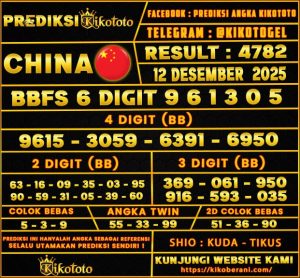PREDIKSI TOGEL CHINA