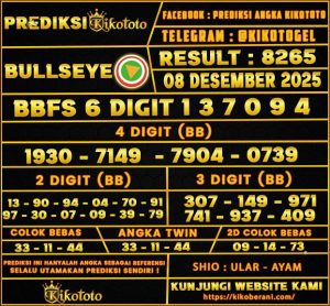 PREDIKSI TOGEL BULLSEYE