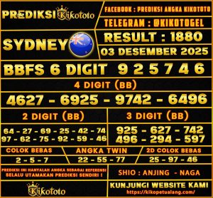 PREDIKSI TOGEL SYDNEY