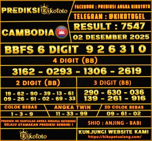 PREDIKSI TOGEL CAMBODIA