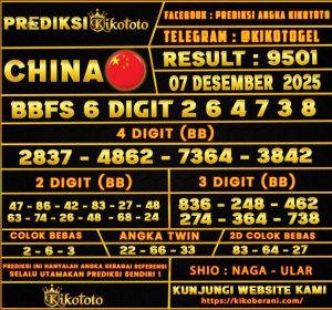 PREDIKSI TOGEL CHINA