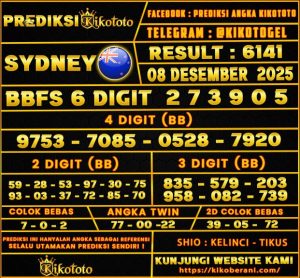 PREDIKSI TOGEL SYDNEY