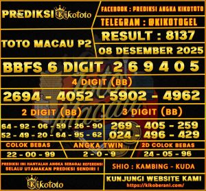 PREDIKSI TOGEL TOTO MACAU