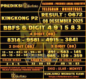 PREDIKSI TOGEL KINGKONG