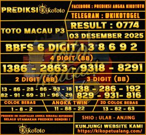 PREDIKSI TOGEL TOTO MACAU