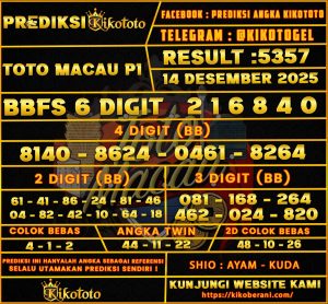 PREDIKSI TOGEL TOTO