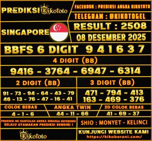 PREDIKSI TOGEL SINGAPORE