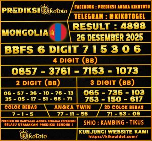 PREDIKSI TOGEL MONGOLIA