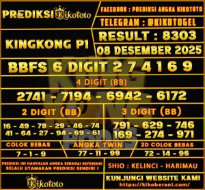 PREDIKSI TOGEL KINGKONG