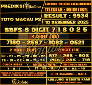 PREDIKSI TOGEL TOTO MACAU
