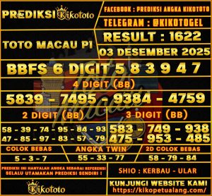 PREDIKSI TOGEL TOTO MACAU