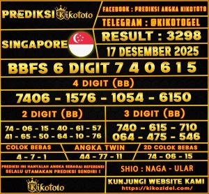 PREDIKSI TOGEL SINGAPORE
