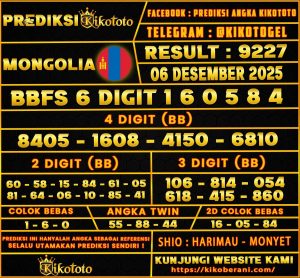 PREDIKSI TOGEL MONGOLIA