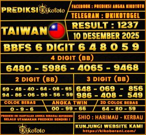 PREDIKSI TOGEL TAIWAN